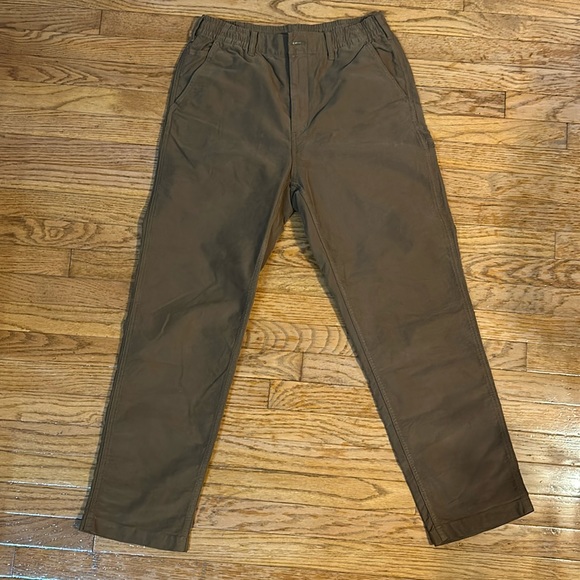 Men’s - Uniqlo Lightly Worn Brown Pants Size Medium - Picture 1 of 2